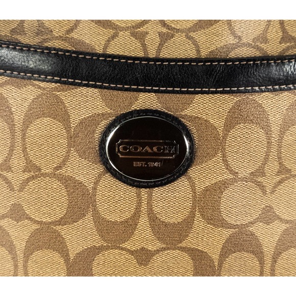 Coach Monogram Peyton Crossbody Bag - Picture 7 of 7